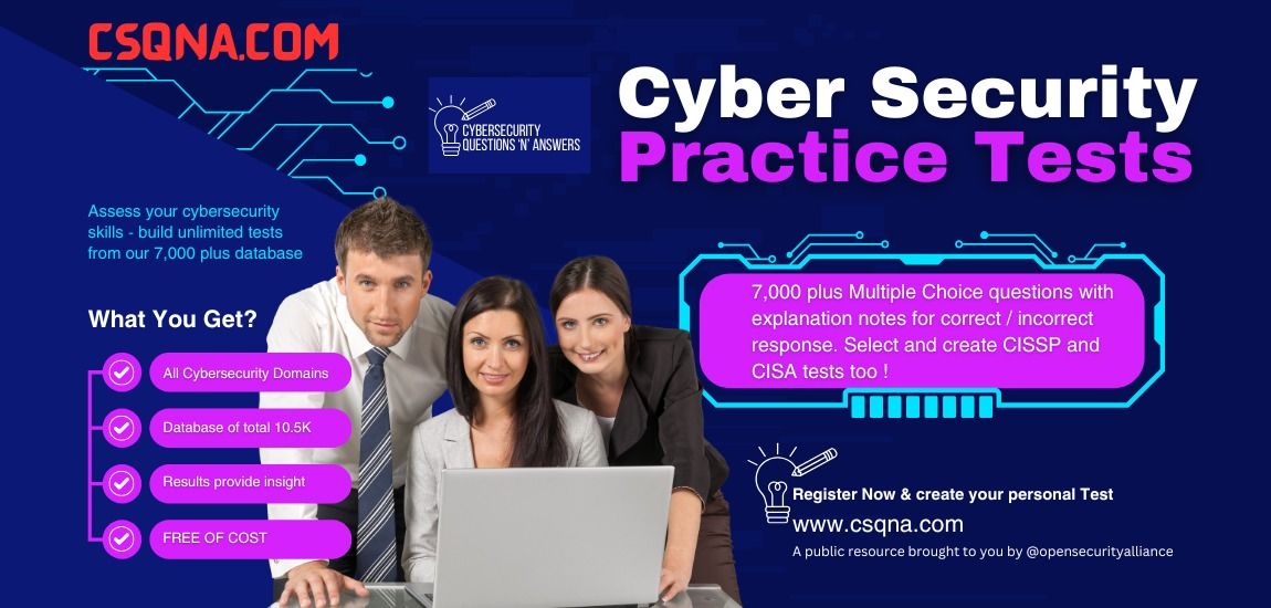 CSQNA — Cyber Security Questions 'N' Answers
